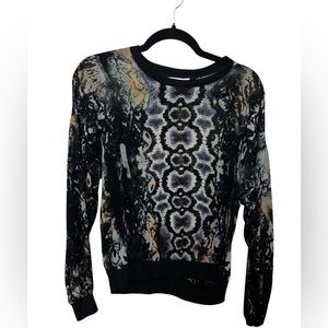 CAbi Snake Print Blouse